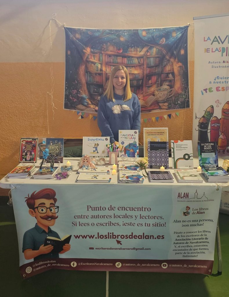 Alba García-Barrera en la III Feria del Libro de S.Martín de Valdeiglesias