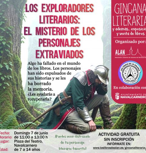 Cartel Gincana Literaria 7 junio-cuadrado-rrss
