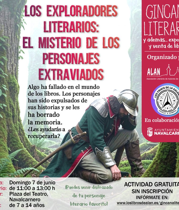 Cartel Gincana Literaria 7 junio-cuadrado-rrss
