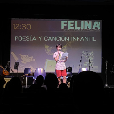 Poesía y canción infantil en festival literario FELINA'24